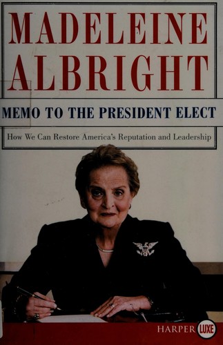Memo to the President elect