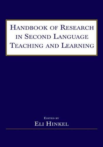 Handbook of research in second language teaching and learning