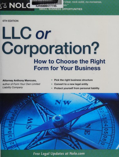 LLC or corporation?