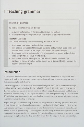 Teaching Grammar, Punctuation and Spelling in Primary Schools